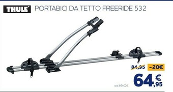 Norauto Thule portabici da tetto freeride 532 offerta