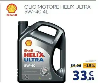 Olio motore helix ultra 5w-40 4l