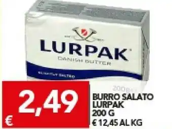 TuoDi Burro biologico leggermente salato 200 g(ml) offerta