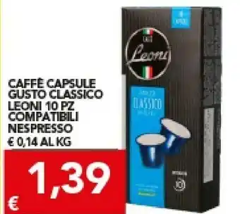 TuoDi Caffe capsule gusto classico 10 pz. compatibili nespresso offerta