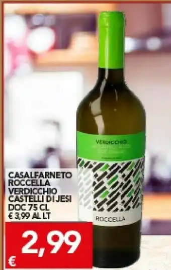TuoDi Casalfarneto roccella verdicchio doc ml 750 offerta