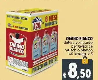 Deco Supermercati Detersivo liquido per lavatrice muschio bianco offerta