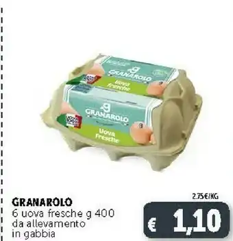 Deco Supermercati 6 uova fresche da allevamento a terra offerta