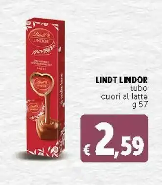 Deco Supermercati Lindt - lindor latte offerta