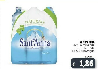 Deco Supermercati Acqua minerale naturale offerta