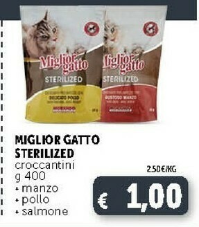 Deco Supermercati Miglior gatto sterilized croccantini offerta