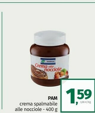 Pam Pam crema spalmabile alle nocciole offerta
