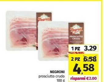 Pam Prosciutto crudo offerta