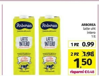 Pam Arborea - latte intero uht 1000 g(ml) offerta