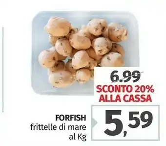 Pam Forfish frittelle di mare offerta