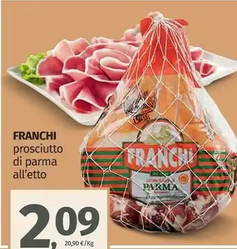Pam Prosciutto di parma offerta