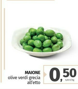 Pam Maione olive verdi grecia offerta