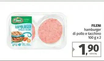 Pam Hamburger pollo e tacchino 200 g(ml) offerta