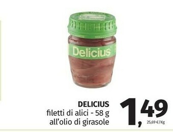 Pam Filetti di alici offerta
