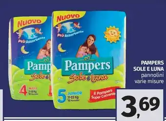 Pam Pannolini sole e luna offerta