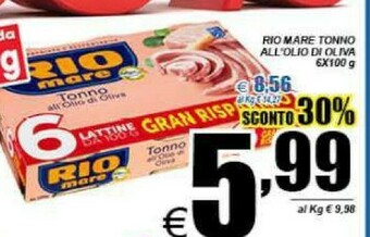 DEM Tonno rio mare offerta