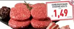 Iperfamily Hamburger magri di bovino adulto offerta