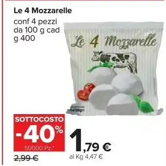 Carrefour Mozzarella offerta