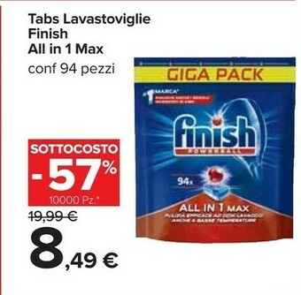 Carrefour Detersivo lavastoviglie offerta