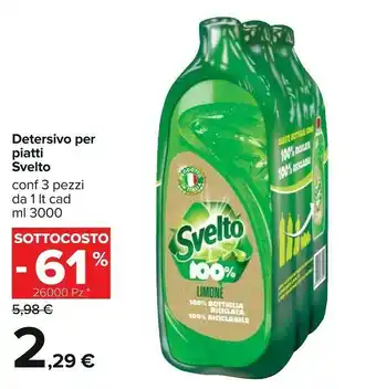Carrefour Detersivo piatti offerta