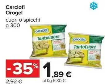 Carrefour Carciofi offerta