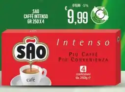 Supermercati EffePiù Sao caffè intenso offerta