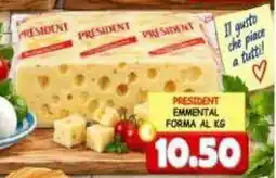 MercADone President Emmental Forma offerta