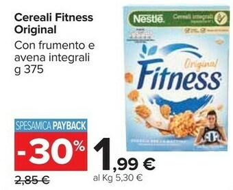 Carrefour Cereali fitness offerta
