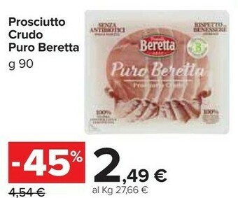 Carrefour Prosciutto crudo offerta
