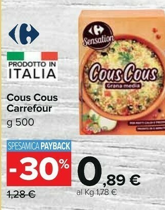 Carrefour Cous cous offerta
