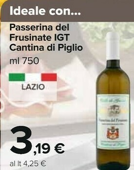 Carrefour Vino bianco offerta