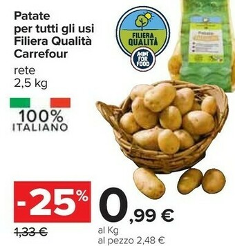 Carrefour Patate offerta