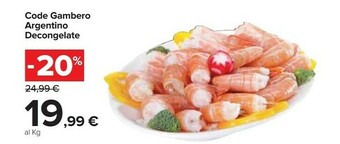 Carrefour Gamberi offerta