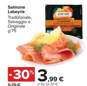 Carrefour Salmone affumicato offerta