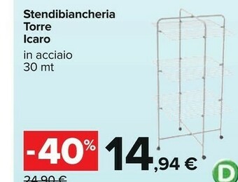 Carrefour Stendibiancheria offerta