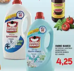 Gran Risparmio Omino Bianco Detersivo Lavatrice Igienizzante/Muschio Bianco offerta