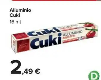 Carrefour Carta stagnola offerta