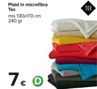 Carrefour Plaid offerta