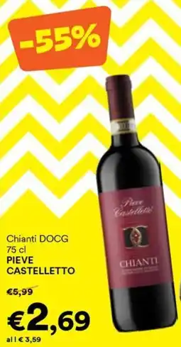 Unes Chianti DOCG Pieve Castelletto offerta