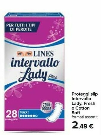 Carrefour Assorbenti lines offerta