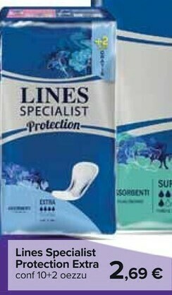 Carrefour Assorbenti lines offerta