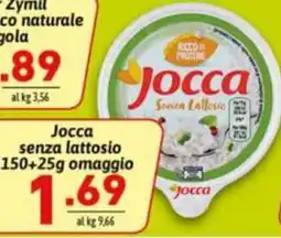 Ipercarni Jocca senza lattosio offerta