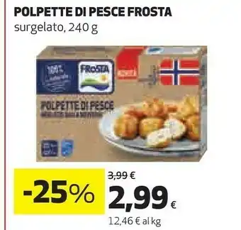 Ipercoop Polpette di pesce offerta
