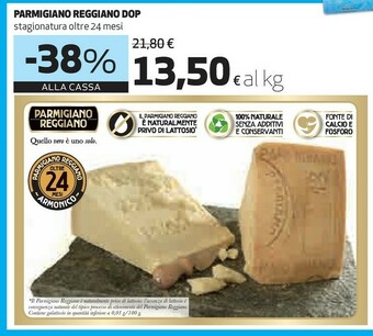 Ipercoop Parmigiano reggiano dop offerta