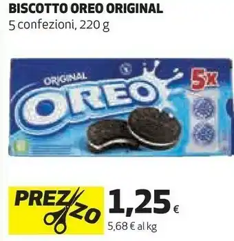 Ipercoop Original oreo 5x 220 g(ml) offerta