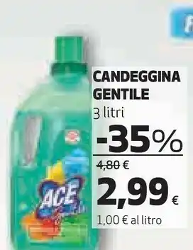 Ipercoop Gentile candeggina offerta
