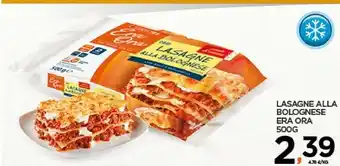 Interspar Despar lasagne alla bolognese era ora offerta