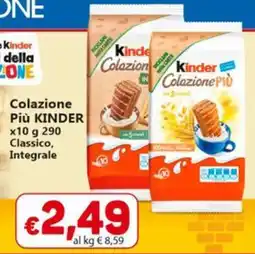 Sidis Colazione Più Kinder Classico, Integrale offerta