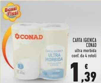 Conad City Conad carta igienica offerta
