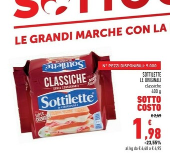 Conad Sottilette le originali offerta